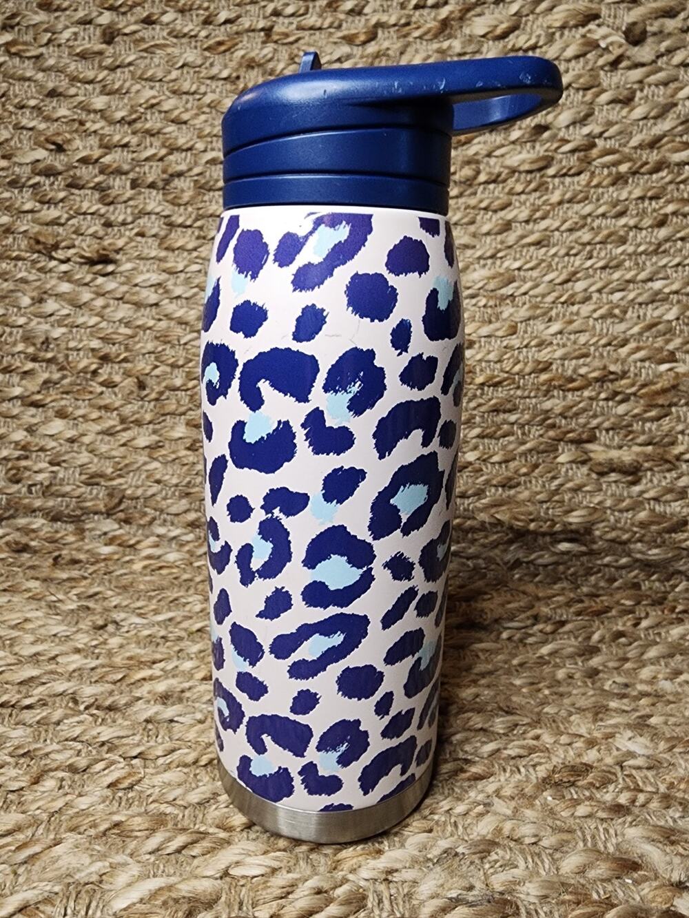 HydraPeak Artisan Insulated Stainless Steel 32oz. Bottle Straw Animal Print